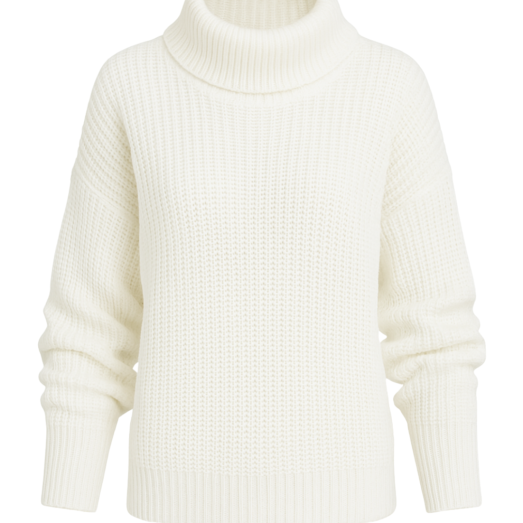 Suéter Tricot Branco Feminino - FemmeBelle