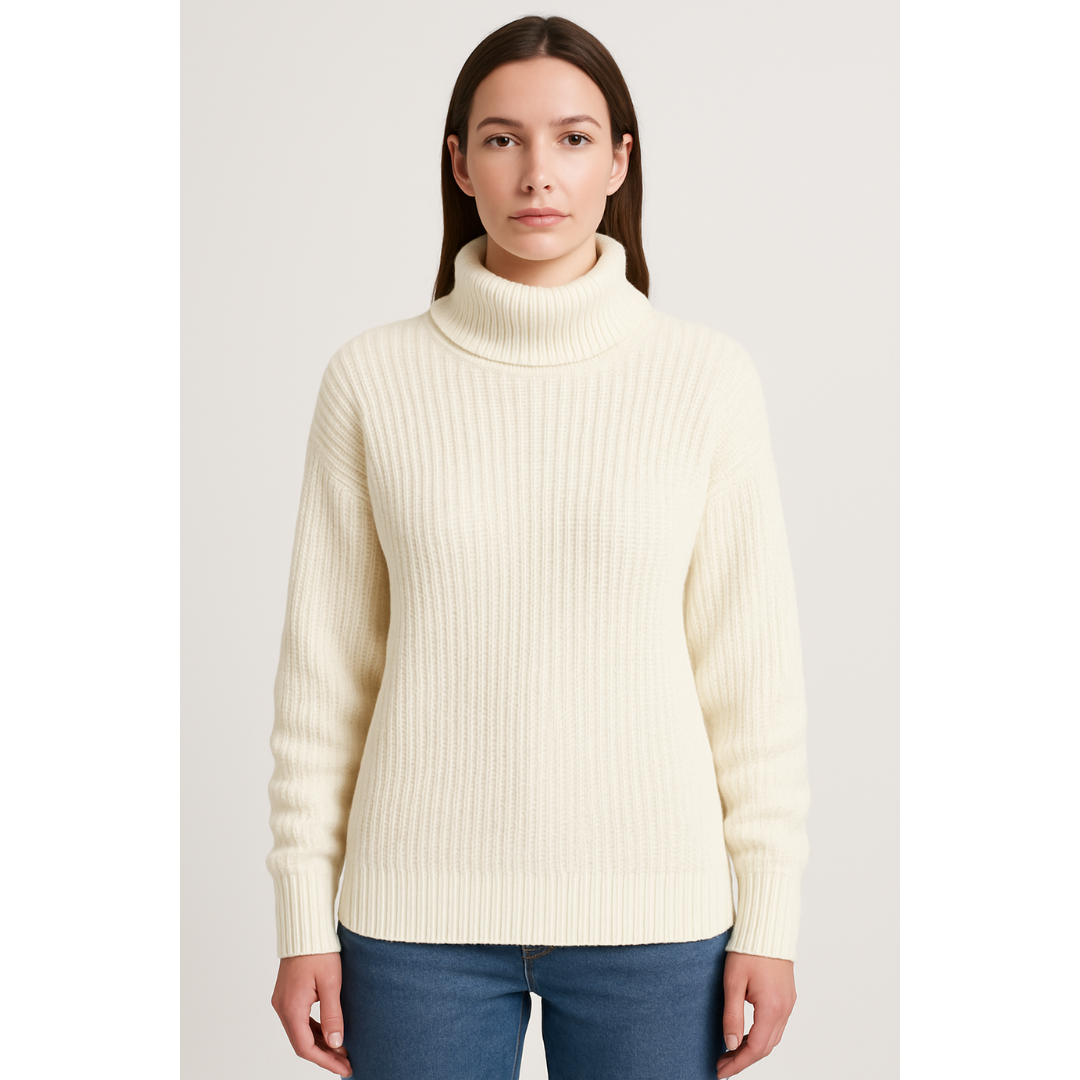 Suéter Tricot Branco Feminino - FemmeBelle