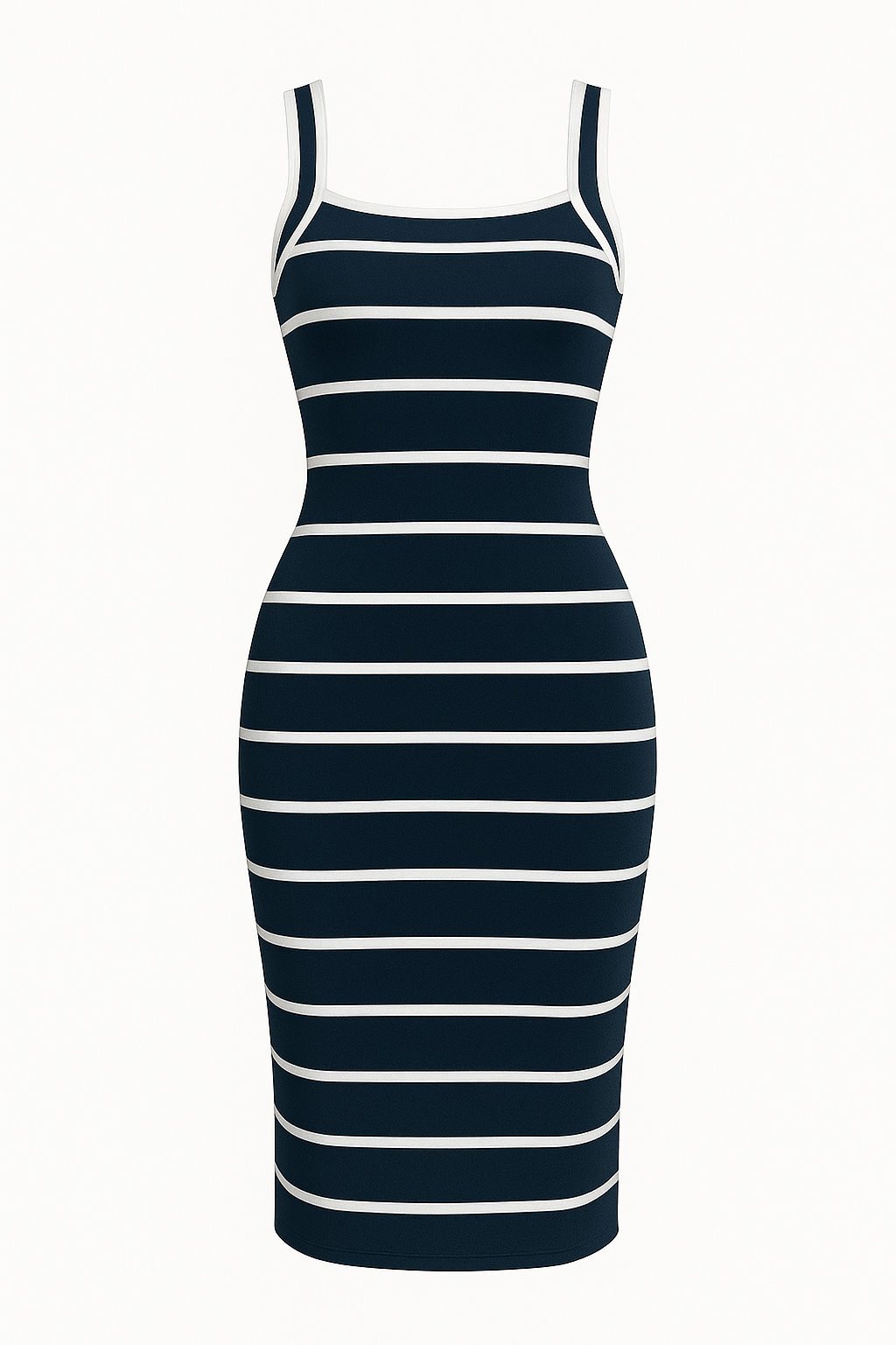 Vestido Midi Tubinho Ribana Feminino - FemmeBelle
