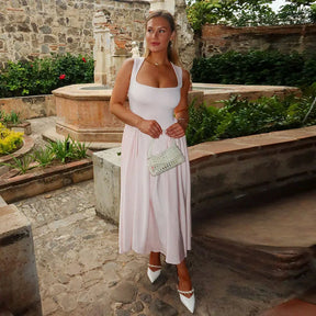 Vestido Midi Clarice Feminino - FemmeBelle